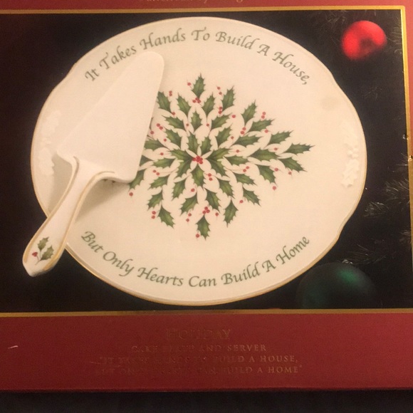 Lenox Other - Lenox Holiday Cake Plate & Server